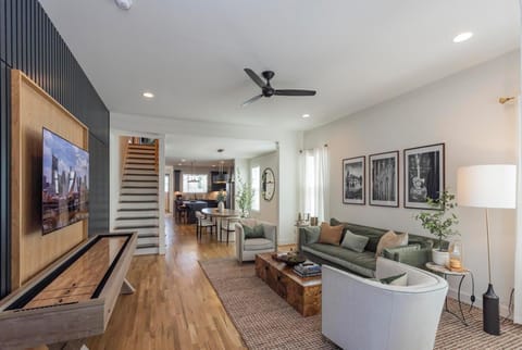 Enter into an expertly decorated space designed for your pleaseure