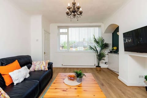 Our well-lit and spacious living room; best space for you to bond with the group.
