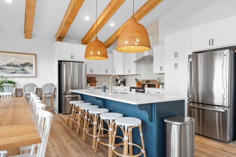 TWO refrigerators in this beautiful kitchen!
