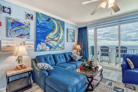 Gulf front living room