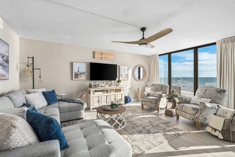 Gulf front living room