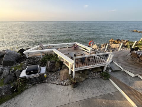Upper balcony view overlooking the lake 