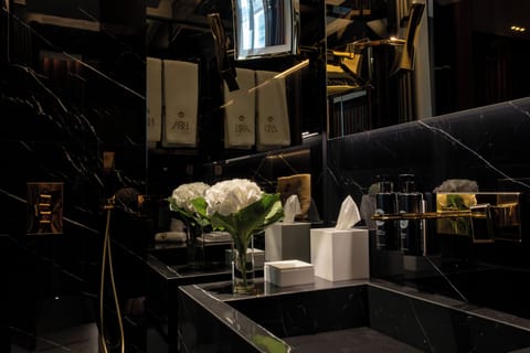 Superior Room, City View | Bathroom | Shower, rainfall showerhead, designer toiletries, hair dryer