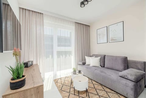 Spacious living room with full equipment. 