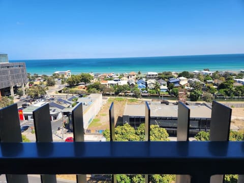Frankston ocean views from the private level 7 balcony.