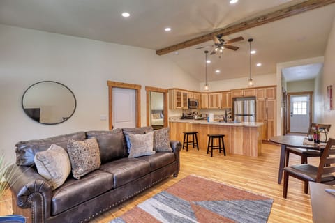 We hope you enjoy the open concept of The Calamity Jane condominium.