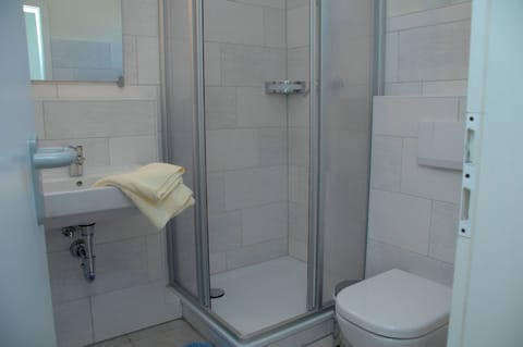 Free toiletries, hair dryer, towels