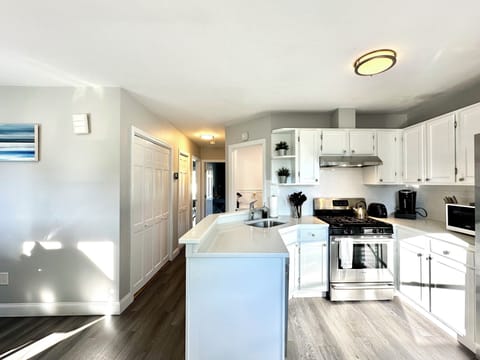 Kitchen/dining space on first level