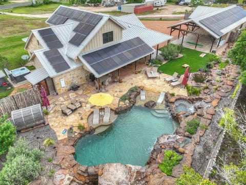 Resort style pool at the West End Lodge.