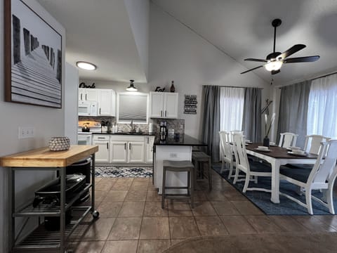 Kitchen and dining room