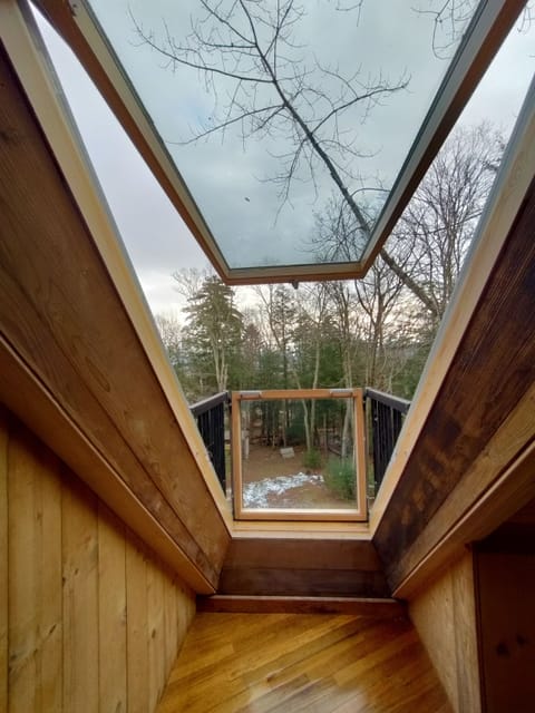 balcony window in master