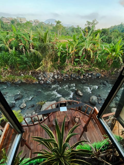 Deluxe Room, Balcony, River View | Terrace/patio