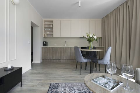 Comfort Apartment | Private kitchen | Fridge, stovetop, dishwasher, electric kettle