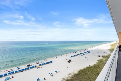 The views are stunning with sugar, white sands and crystal waters