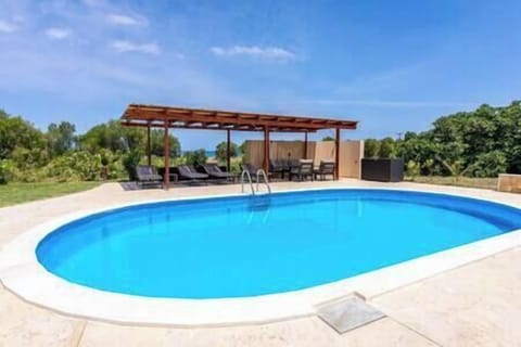 Pool area and seaview