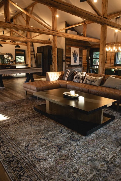 Open concept great room is large and perfect for gathering with your friends.