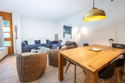 Living area with access to the patio