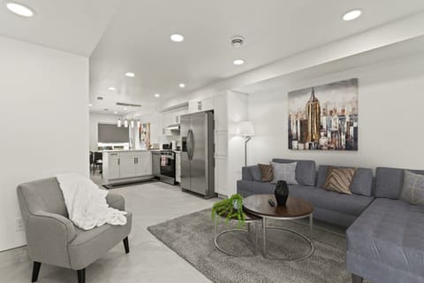 A comfortable living room designed for conversation and relaxation.