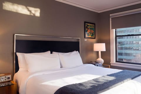 Dream away in comfort with touches of home at your fingertips