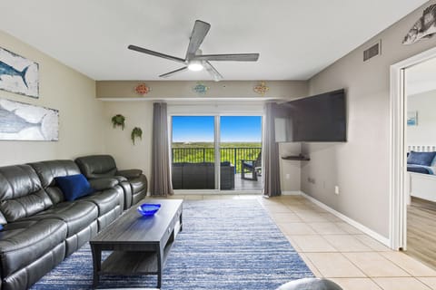 Spacious living room area.