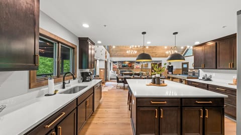 Fully equipped kitchen stocked with everything we hope you need!