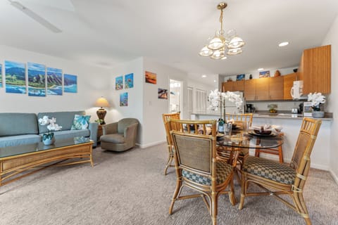 Adorned with beautiful photos on the wall