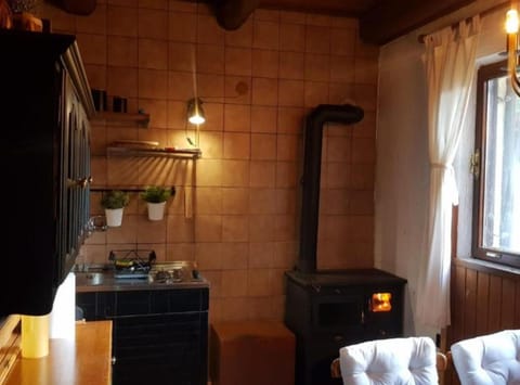 House (Holiday Home with Three Bedrooms and ) | Private kitchen | Fridge