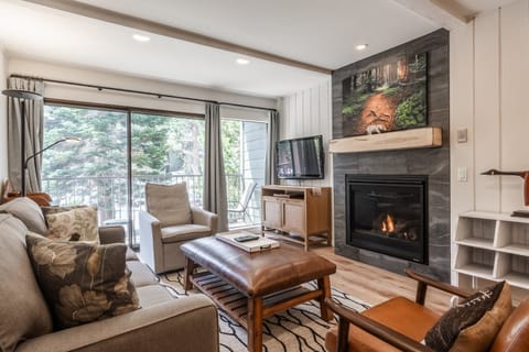 Living Room / Gas Fireplace / Flat Screen TV