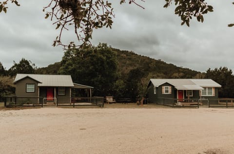 The cabin you are viewing for this listing is located on the right-hand side.