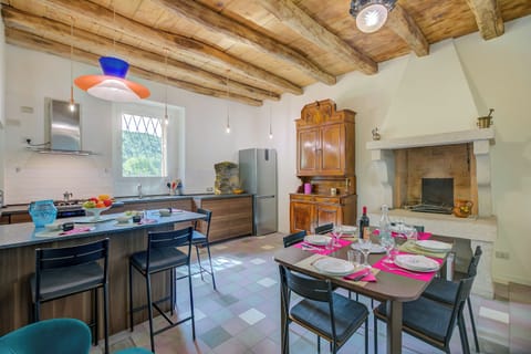 Kitchen and dining area