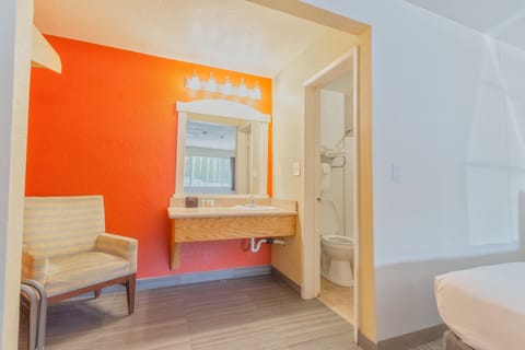 Standard Double Queen | Premium bedding, desk, laptop workspace, blackout drapes