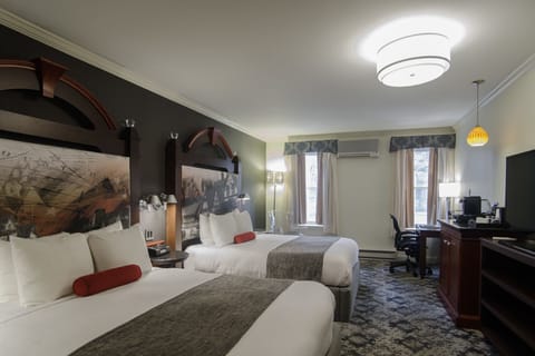 Classic Room, 2 Queen Beds | In-room safe, desk, laptop workspace, iron/ironing board