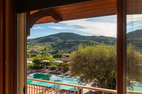 Deluxe Quadruple Room, 2 Bedrooms, Ensuite, Pool View | View from room