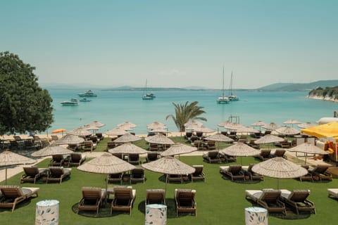 Private beach nearby