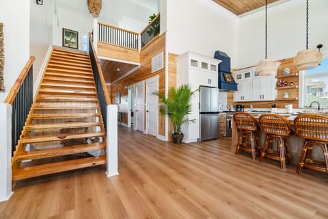 Skyhigh Cathedral Ceilings make for an impressive living space
