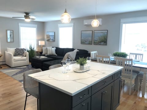 Kitchen and living room