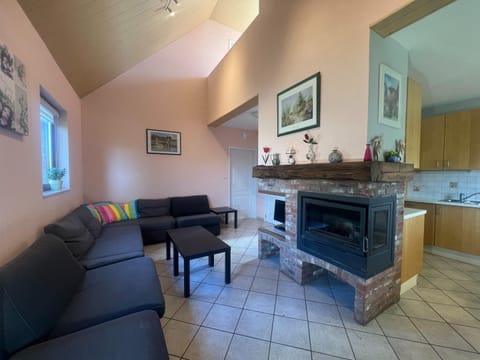 Villa | Living room | Fireplace