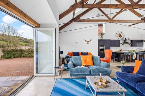 Living area with comfortable seating - The Shippon