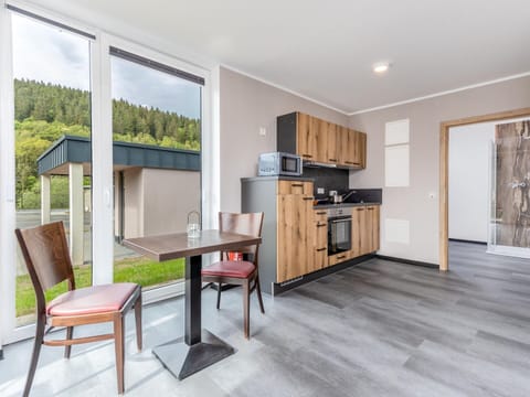 Bungalow | Private kitchen | Electric kettle, highchair