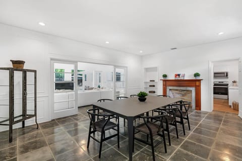 Separate dining area