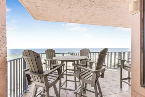 Spacious wrap-around balcony. 