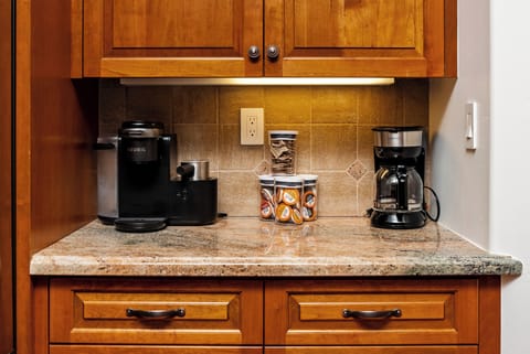 Take your choice...regular drip or Keurig. We supply the coffee