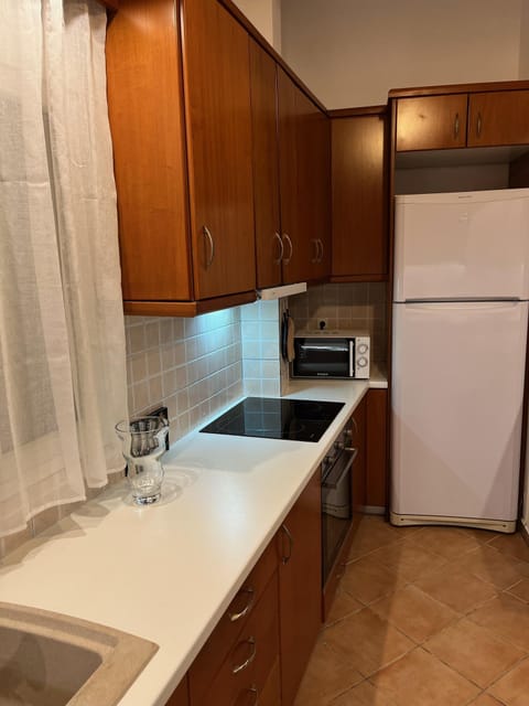 Apartment | Private kitchen | Fridge, microwave, oven, stovetop