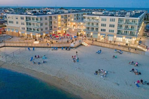 Beautiful aerial view of the Residences at Lighthouse Cove in Dewey Beach