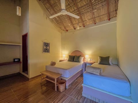 Blackout drapes, free WiFi, bed sheets