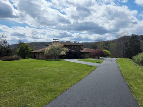 Driveway and home from the road