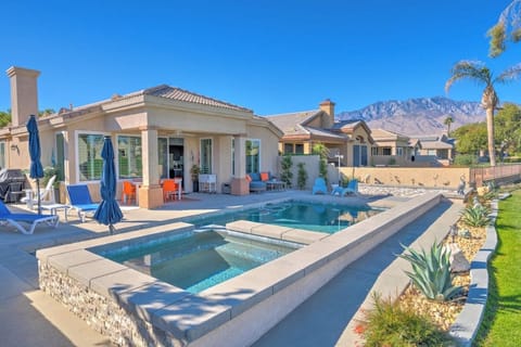 Beautiful mountain and fairway views from the backyard