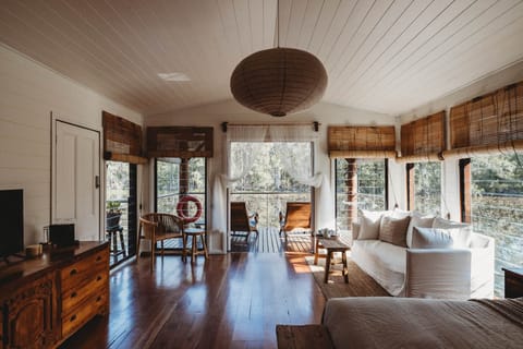 An open plan room