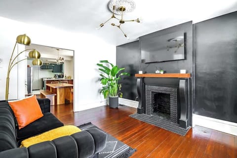 Enjoy the spaciousness of our living room, adorned with contemporary furniture and high-end fixtures. The clean and stylish environment is perfect for any occasion. Relax in elegance and comfort