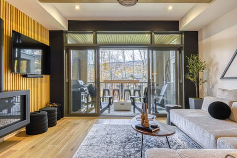 Deluxe Condo | Living area